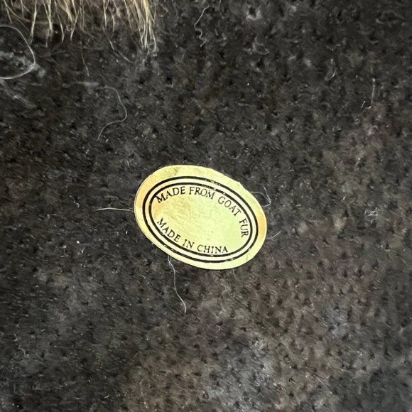 Vintage Real Goat Fur Cocker Spaniel Dog Statue Mid Century Kitsch Collectable - Picture 9 of 9